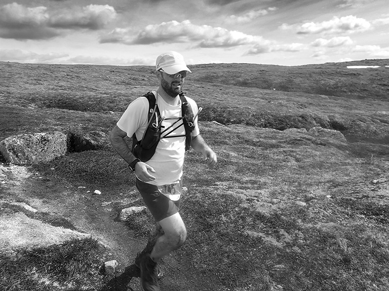Dr. Jared Kern trail running